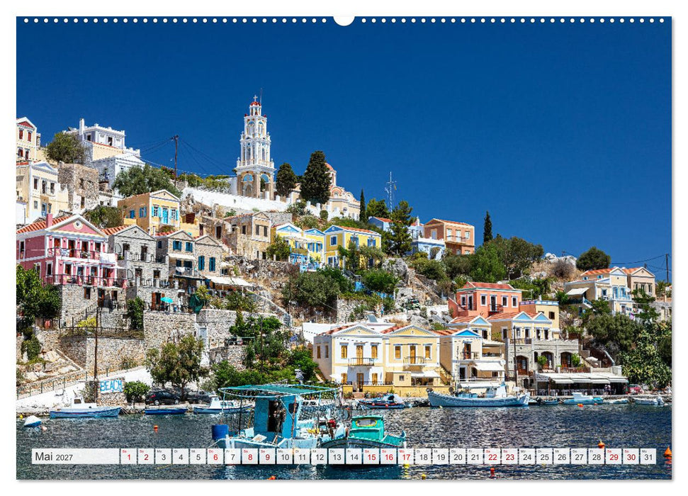 Rhodos und Symi (CALVENDO Premium Wandkalender 2027)