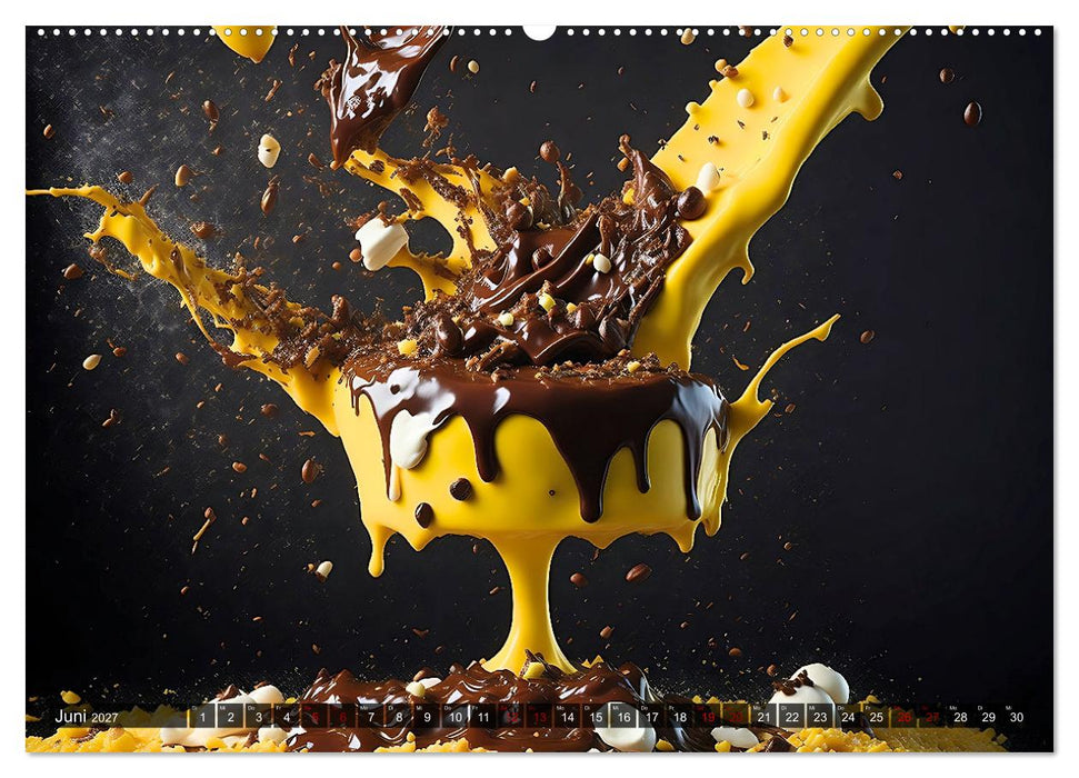 Tortenschlacht - süße Versuchung (CALVENDO Premium Wandkalender 2027)