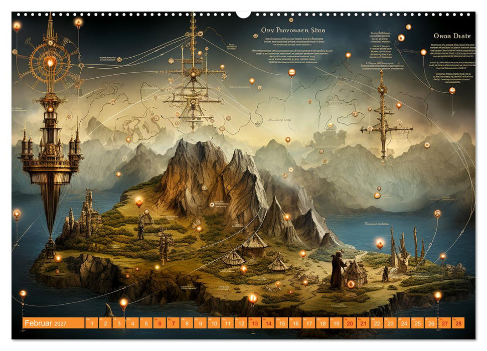 Antike Wegweiser (CALVENDO Premium Wandkalender 2027)