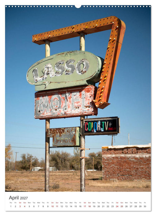 Historic Route 66 Motel (CALVENDO Premium-Calendar 2027)