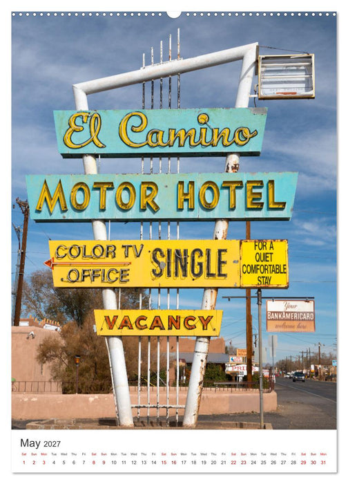 Historic Route 66 Motel (CALVENDO Premium-Calendar 2027)