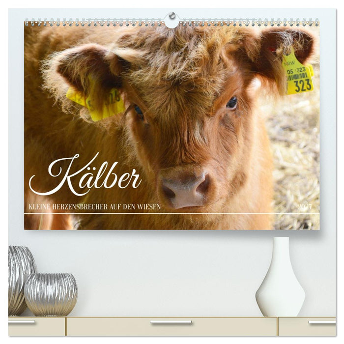 Kälber - Kleine Herzensbrecher auf den Wiesen (CALVENDO Premium Wandkalender 2027)