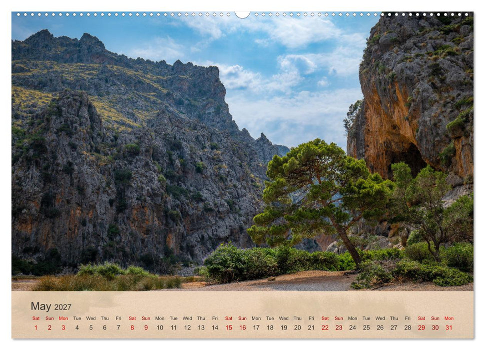 Mallorca - Pearl of the Mediterranean Sea (CALVENDO Monthly Calendar 2027)