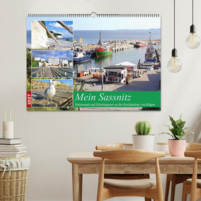 Mein Sassnitz - Hafenstadt und Erholungsort an der Kreideküste von Rügen (CALVENDO Wandkalender 2027)