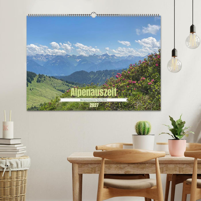 Alpenauszeit - Bergmomente fürs Herz (CALVENDO Wandkalender 2027)