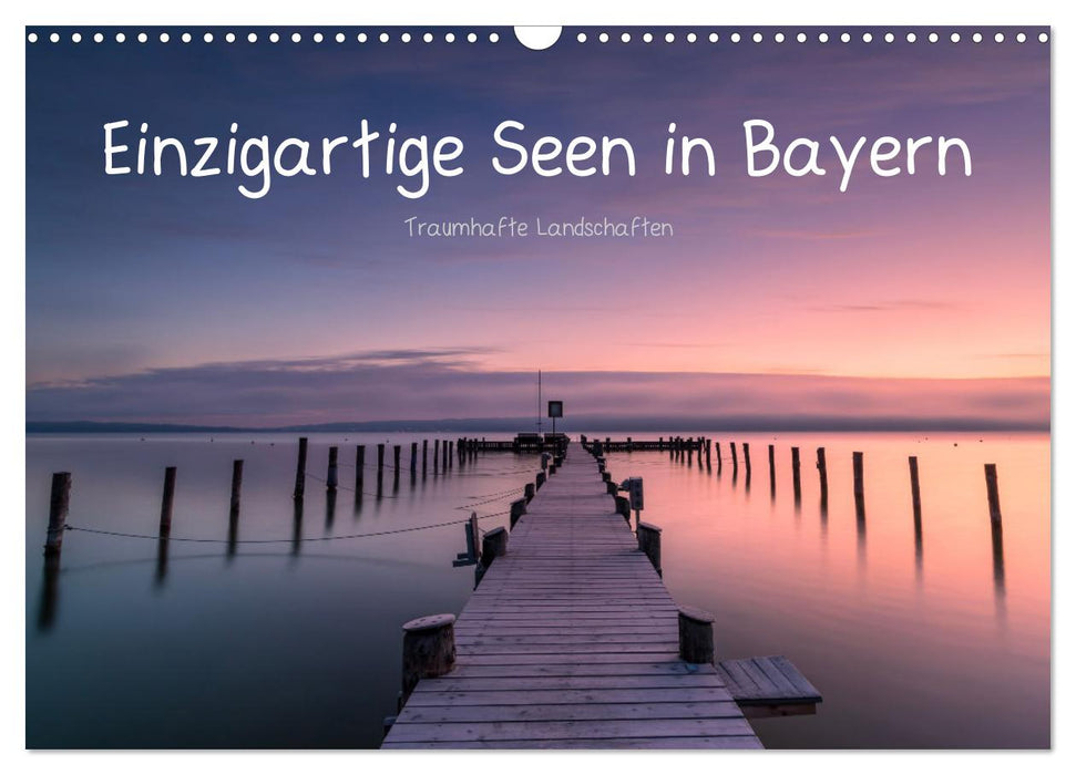 Einzigartige Seen in Bayern (CALVENDO Wandkalender 2027)