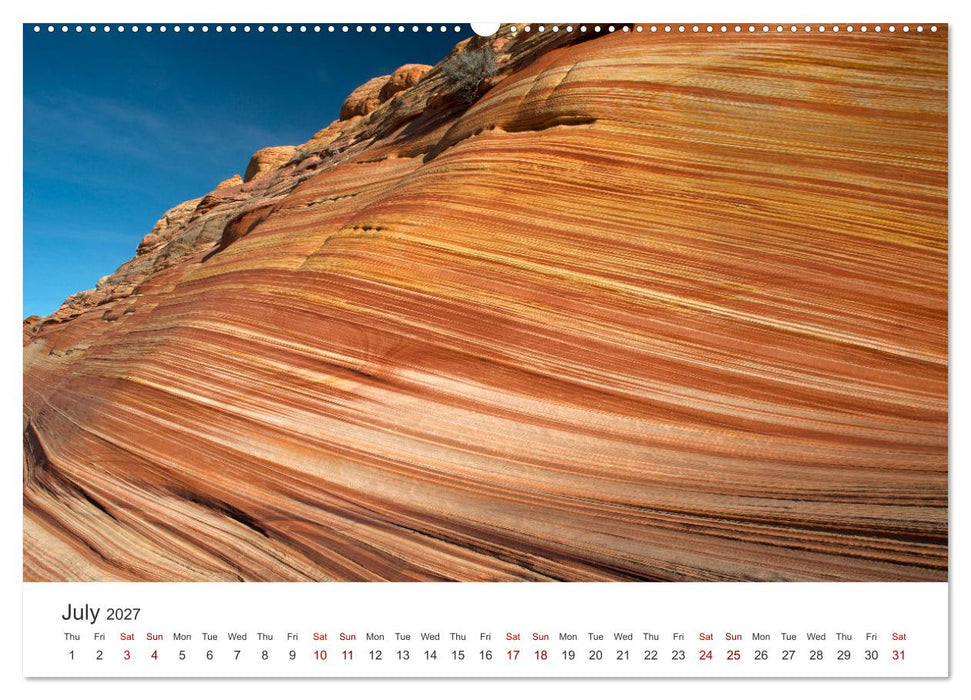 Paria Canyon The Wave (CALVENDO Premium-Calendar 2027)