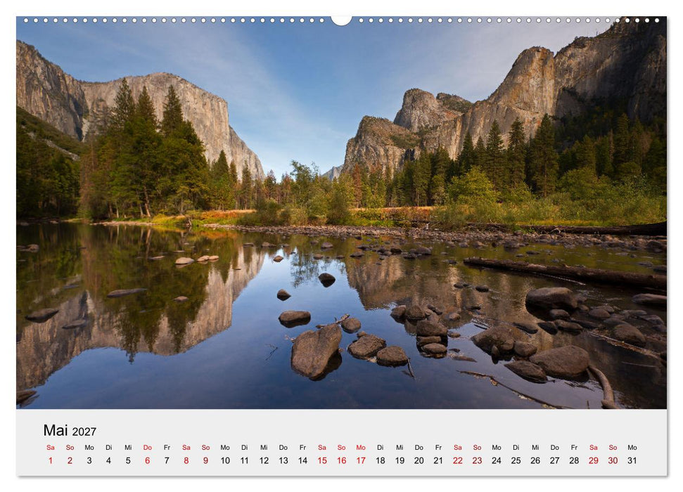 Kalifornien - Küsten und Wüsten, Städte und Berge (CALVENDO Wandkalender 2027)