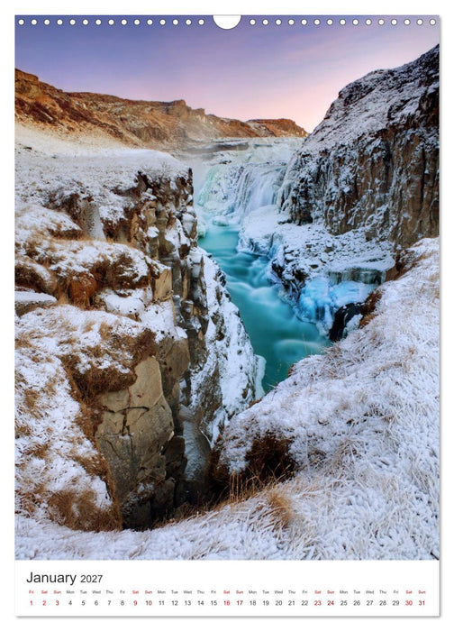 Magic of Iceland - nature photography (CALVENDO Monthly Calendar 2027)