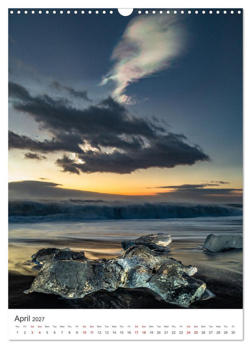 Magic of Iceland - nature photography (CALVENDO Monthly Calendar 2027)