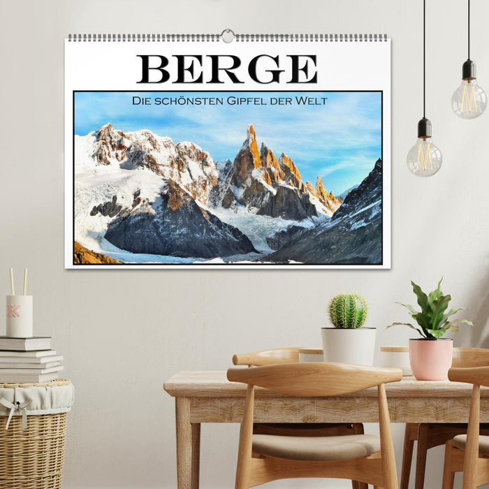 Berge - Die schönsten Gipfel der Welt (CALVENDO Wandkalender 2027)