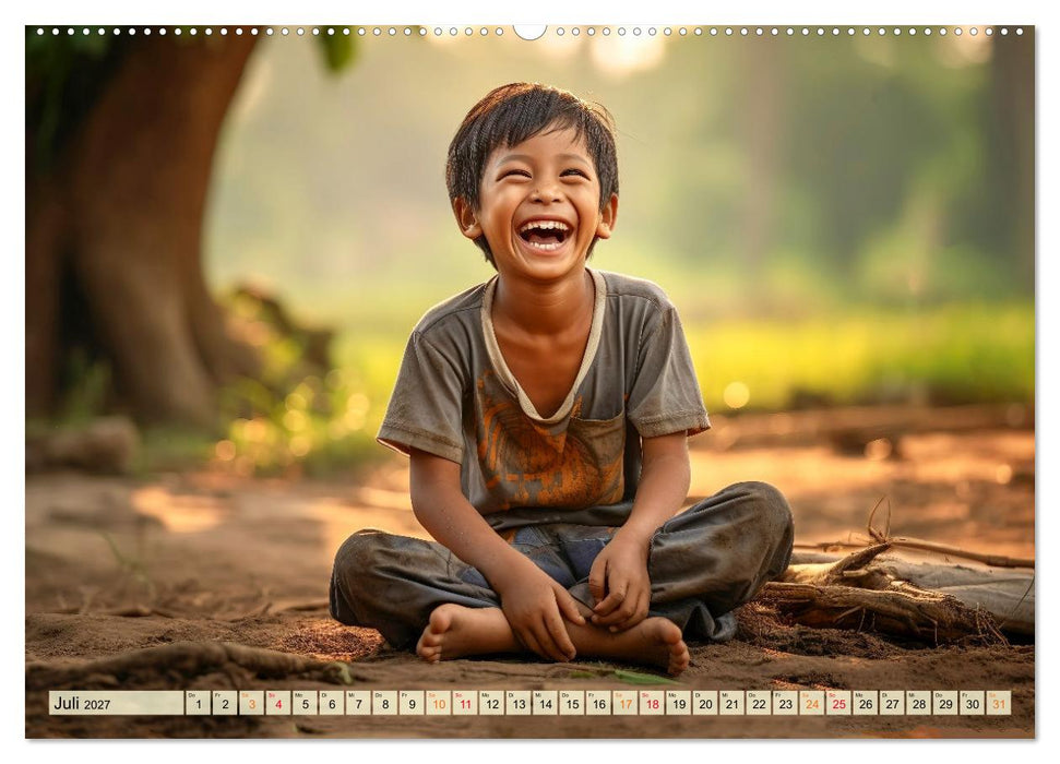 Kinder Lachen (CALVENDO Premium Wandkalender 2027)