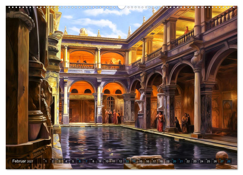 Römisches Leben - Antikes Stadtleben im Römischen Imperium (CALVENDO Premium Wandkalender 2027)