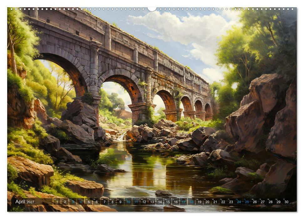 Römisches Leben - Antikes Stadtleben im Römischen Imperium (CALVENDO Premium Wandkalender 2027)