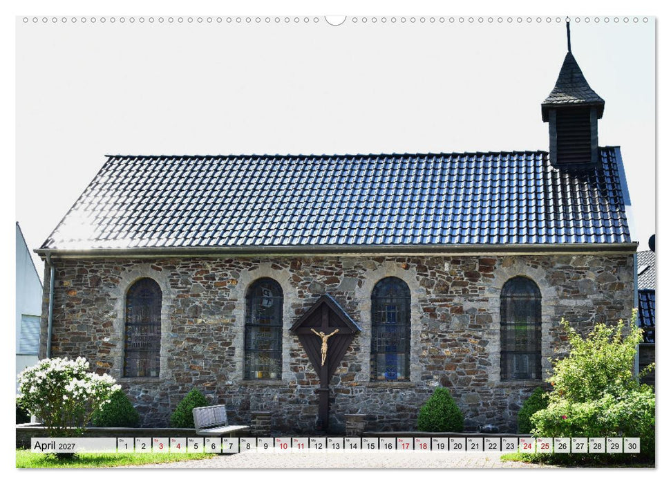Kirchen und Kapellen rund um Simmerath (CALVENDO Premium Wandkalender 2027)