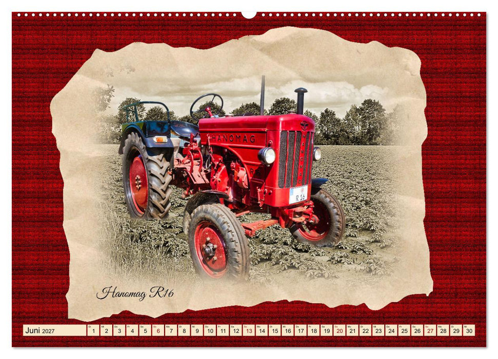 Hanomag Schlepper (CALVENDO Wandkalender 2027)