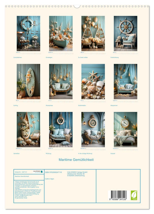 Maritime Gemütlichkeit (CALVENDO Premium Wandkalender 2027)