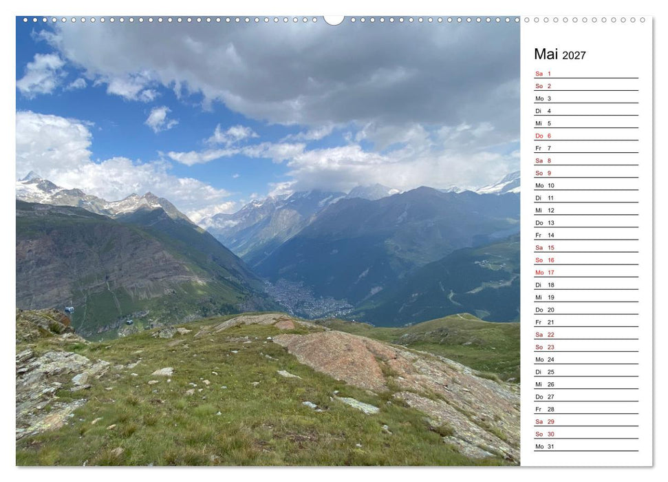 Alpenauszeit - Bergmomente fürs Herz (CALVENDO Premium Wandkalender 2027)