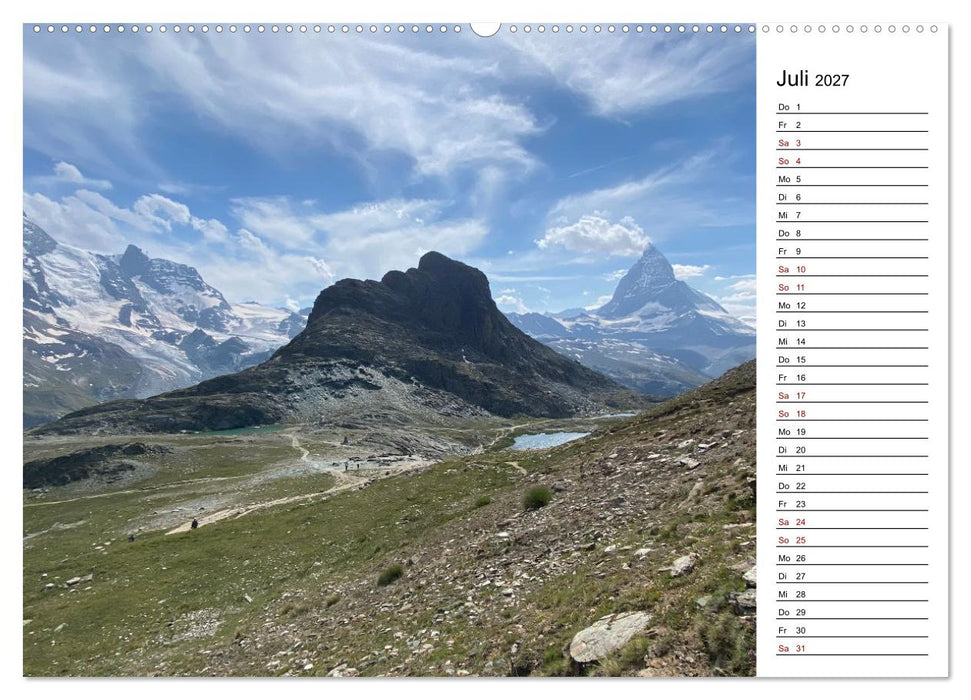 Alpenauszeit - Bergmomente fürs Herz (CALVENDO Premium Wandkalender 2027)