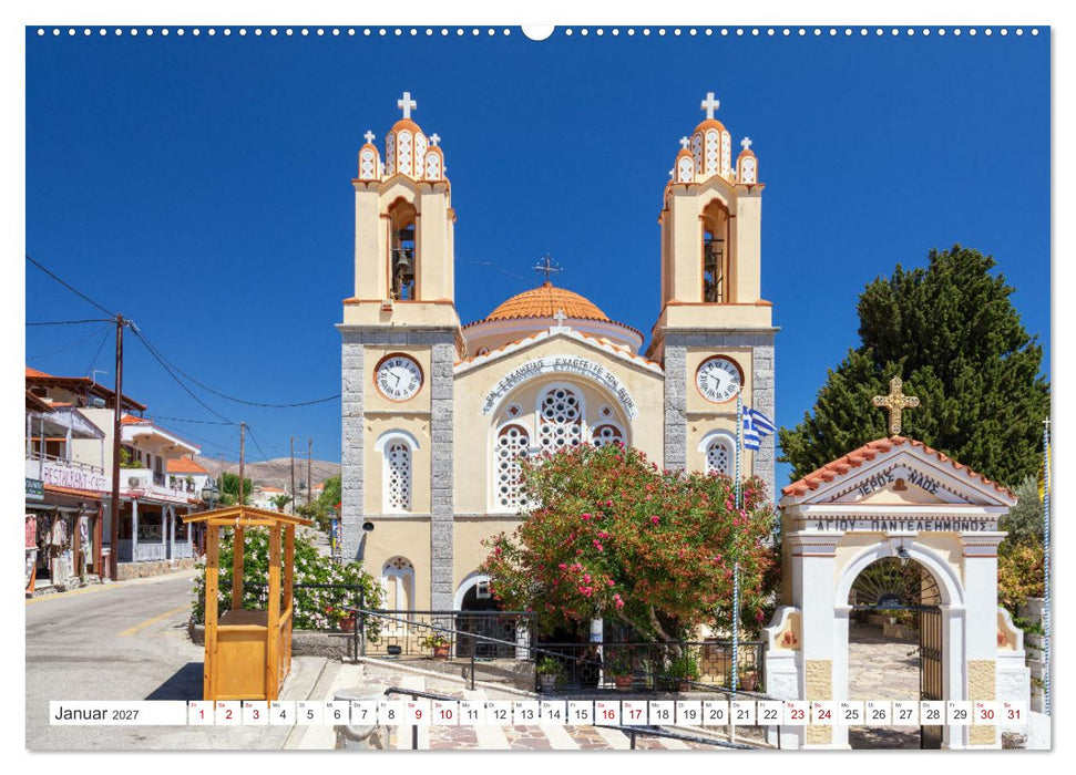 Rhodos und Symi, Perlen in der Ägis (CALVENDO Premium Wandkalender 2027)