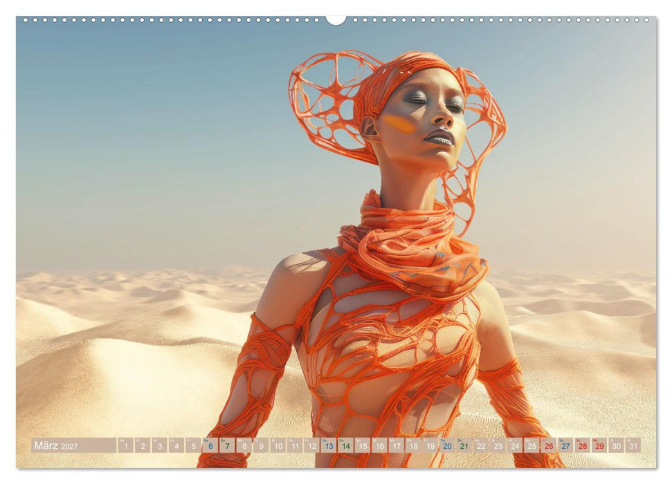 Tänzer im surrealen Stil (CALVENDO Premium Wandkalender 2027)