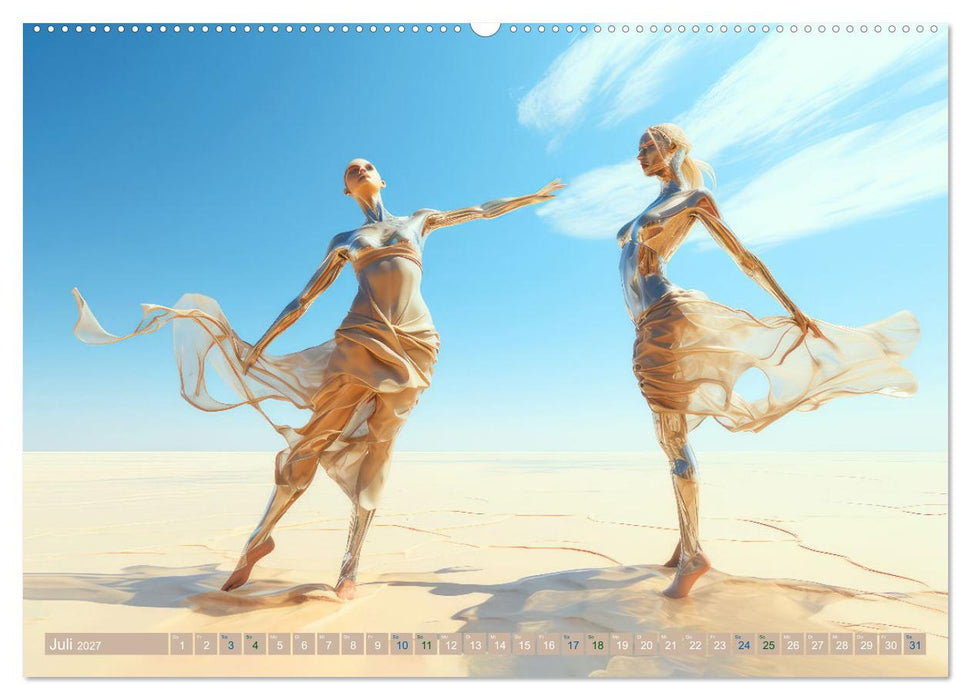 Tänzer im surrealen Stil (CALVENDO Premium Wandkalender 2027)