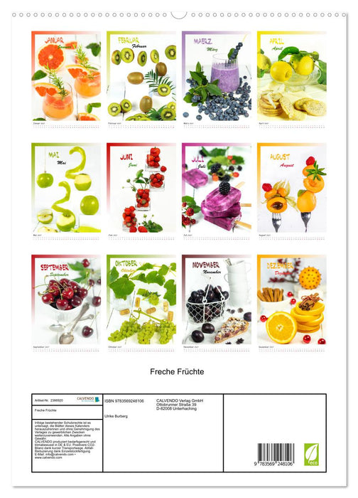 Freche Früchte (CALVENDO Premium Wandkalender 2027)