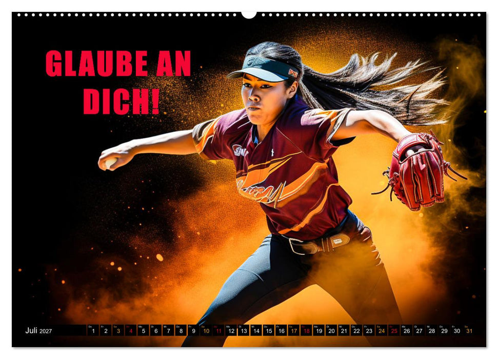Baseball und Motivation (CALVENDO Premium Wandkalender 2027)