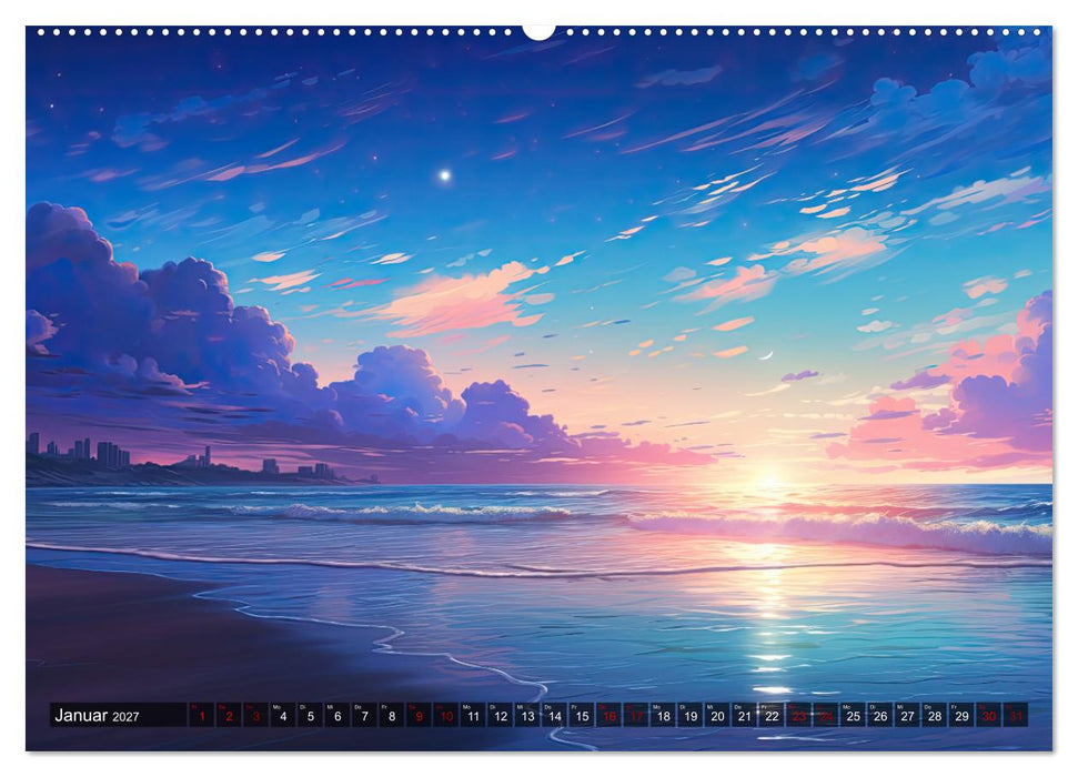 Inspirierende Strände (CALVENDO Premium Wandkalender 2027)