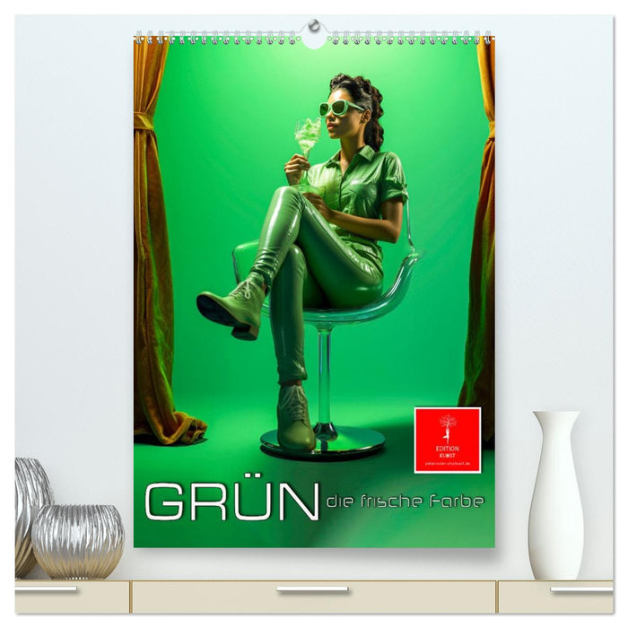 Grün, die frische Farbe (CALVENDO Premium Wandkalender 2027)