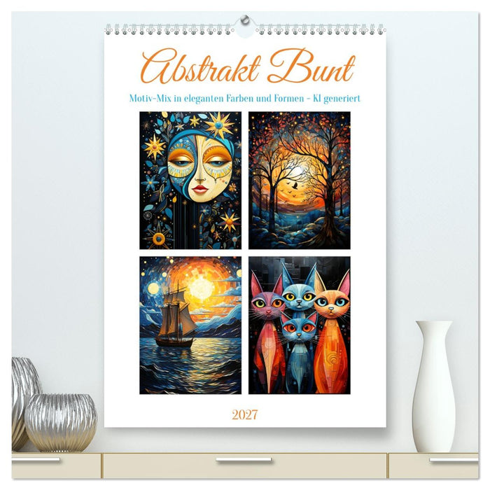 Abstrakt Bunt (CALVENDO Premium Wandkalender 2027)