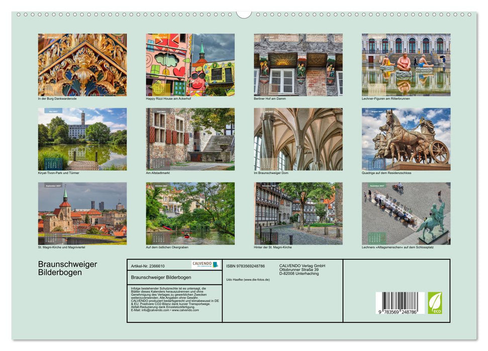 Braunschweiger Bilderbogen (CALVENDO Premium Wandkalender 2027)