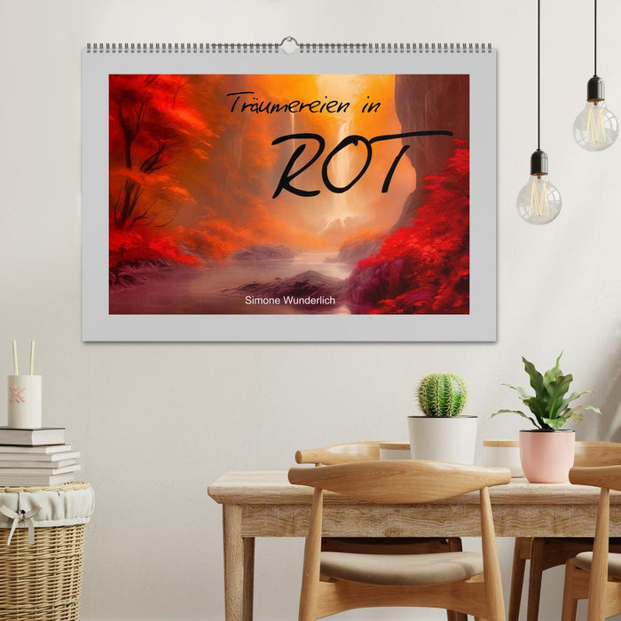 Träumereien in Rot (CALVENDO Wandkalender 2027)