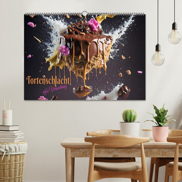 Tortenschlacht - süße Versuchung (CALVENDO Wandkalender 2027)