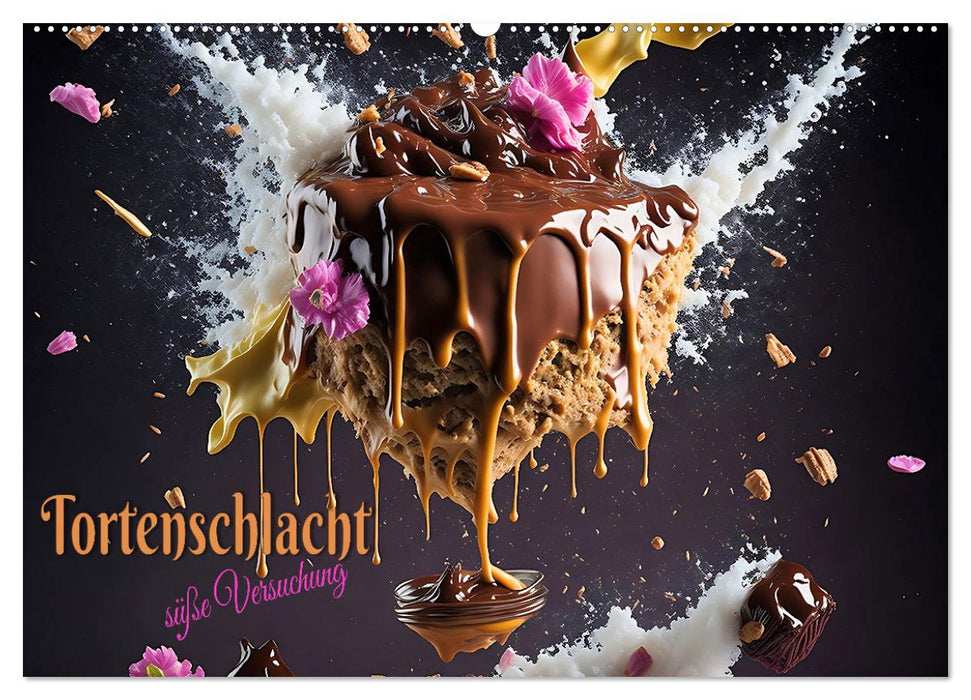 Tortenschlacht - süße Versuchung (CALVENDO Wandkalender 2027)