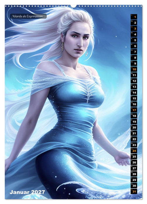 Yolanda, eine junge Frau in zwölf Rollen (CALVENDO Premium Wandkalender 2027)