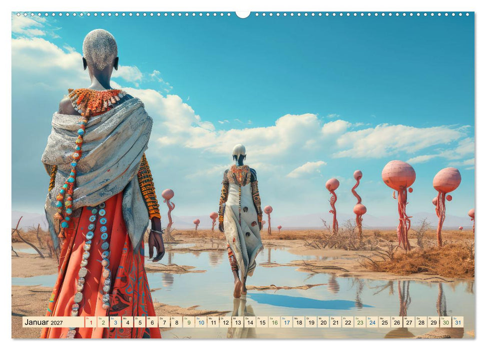 Surrealismus trifft Wüste (CALVENDO Wandkalender 2027)