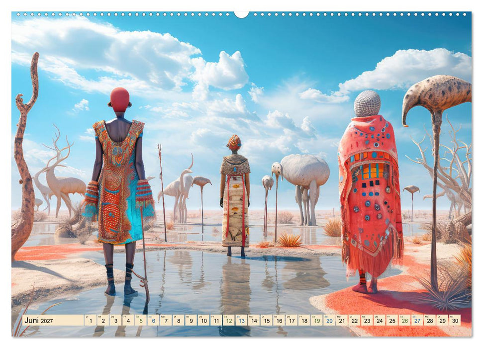Surrealismus trifft Wüste (CALVENDO Wandkalender 2027)