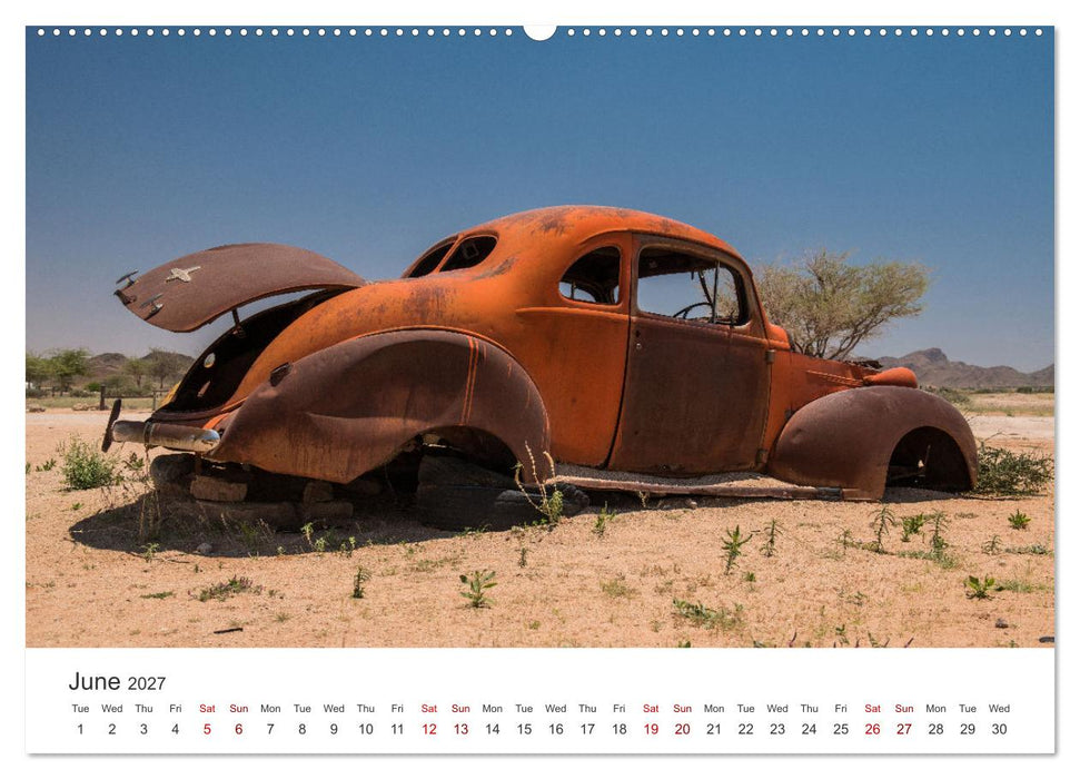 Old cars in Solitaire Namibia (CALVENDO Premium-Calendar 2027)