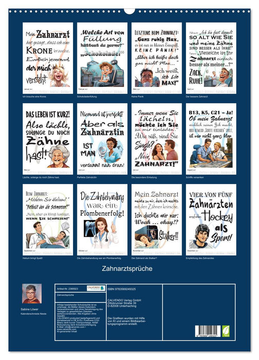 Zahnarztsprüche (CALVENDO Wandkalender 2027)