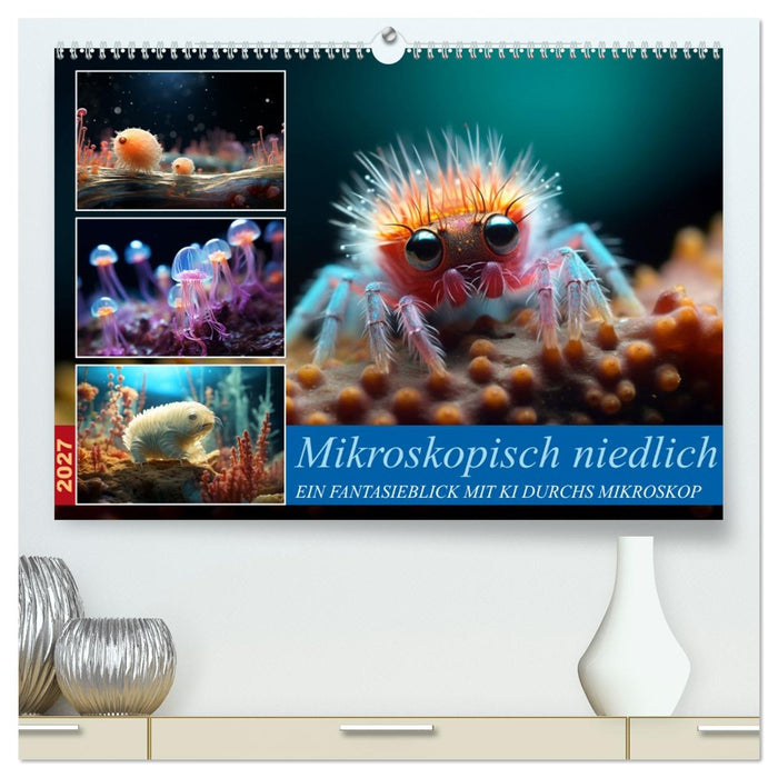 Mikroskopisch niedlich (CALVENDO Premium Wandkalender 2027)