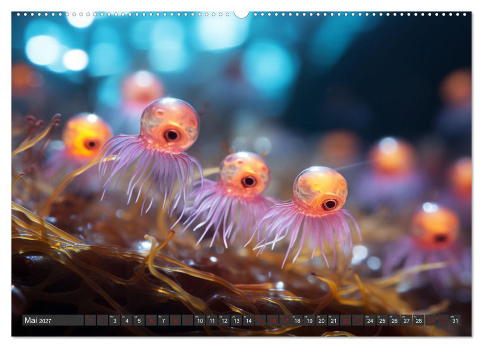 Mikroskopisch niedlich (CALVENDO Premium Wandkalender 2027)