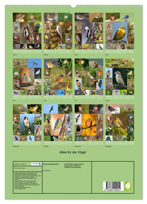 Alles für die Vögel (CALVENDO Premium Wandkalender 2027)