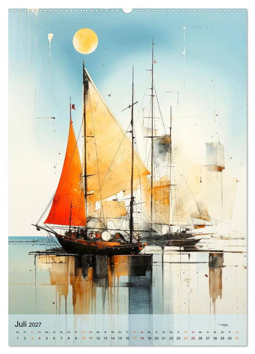 Segeln - Leinen los zum Segeltörn (CALVENDO Premium Wandkalender 2027)