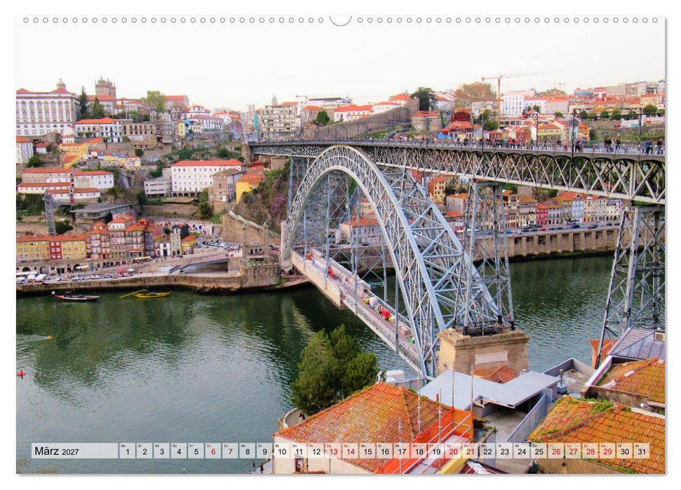 Städtereise nach Porto (CALVENDO Wandkalender 2027)