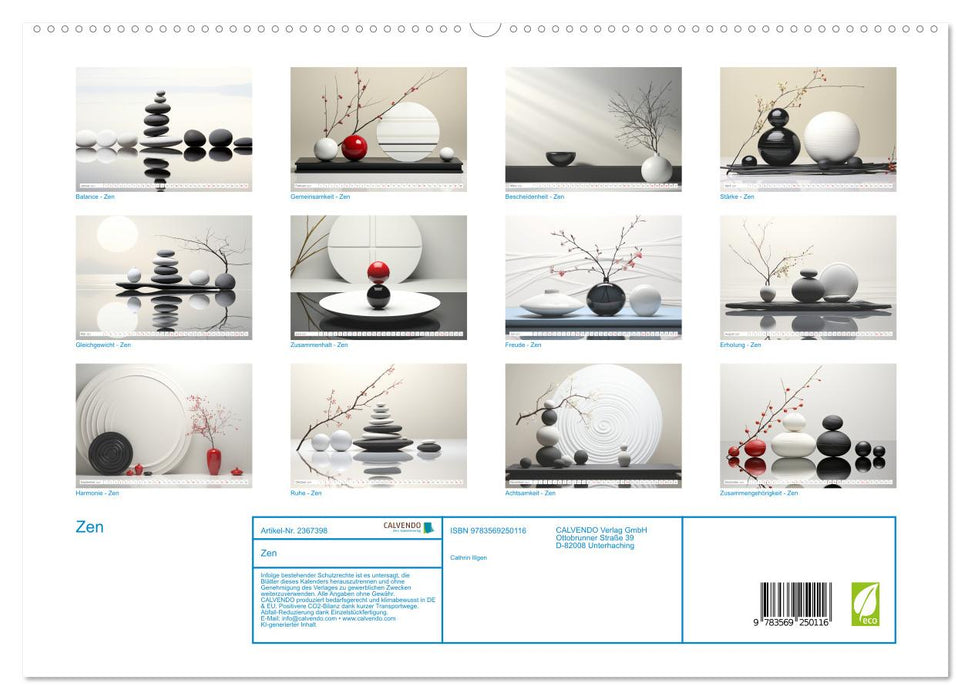 Zen (CALVENDO Premium Wandkalender 2027)