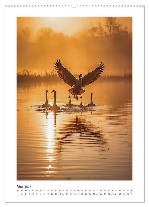 Tanz der Vögel (CALVENDO Premium Wandkalender 2027)