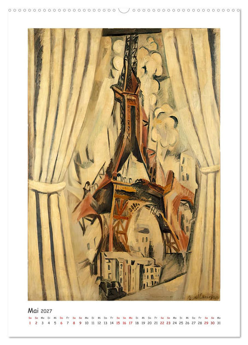 Eiffelturm - Robert Delaunay (CALVENDO Wandkalender 2027)