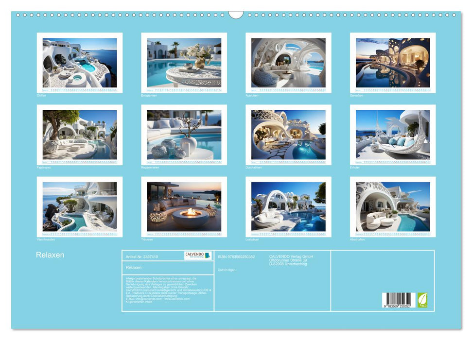 Relaxen (CALVENDO Wandkalender 2027)
