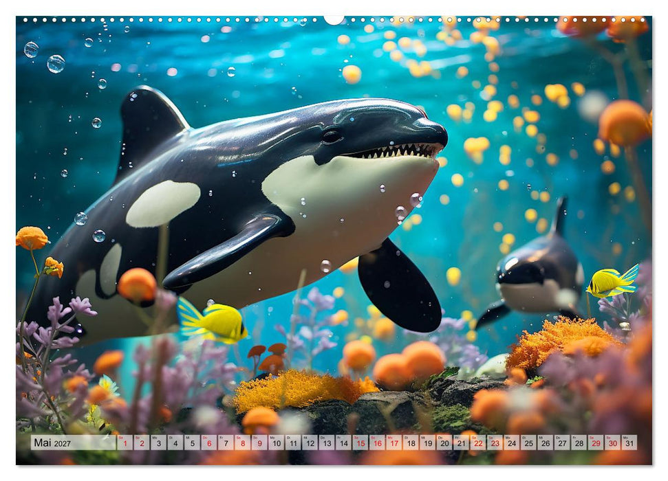 Abenteuer Spielzeugland rund ums Wasser (CALVENDO Premium Wandkalender 2027)
